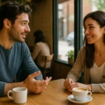 女性と男性の会話